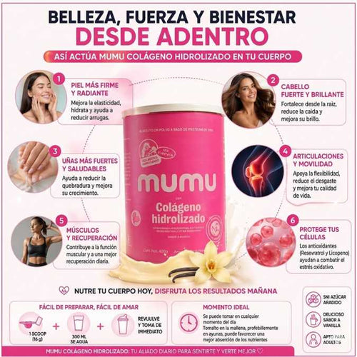MUMU Colágeno Hidrolizado - Belleza Desde Adentro